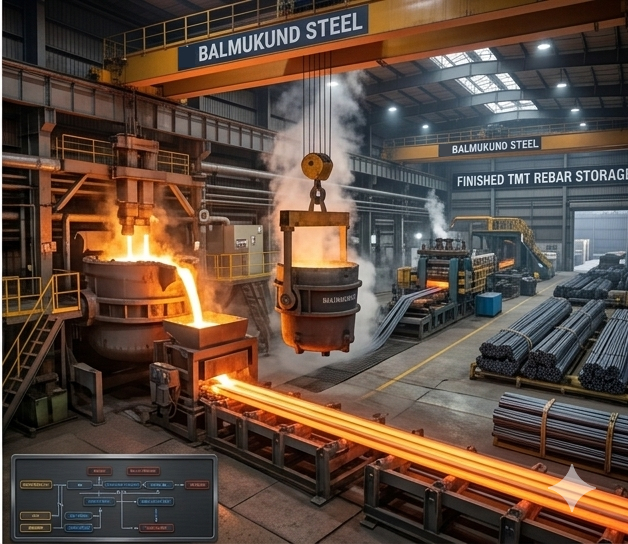 Electric Arc Furnace Balmukund TMT